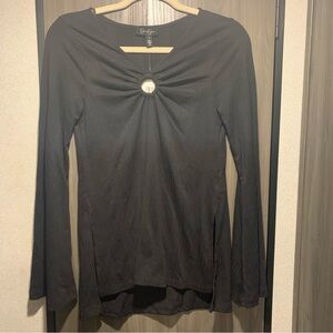 Jessica Simpson Size Small Jasleen Black Long Sleeve NWT